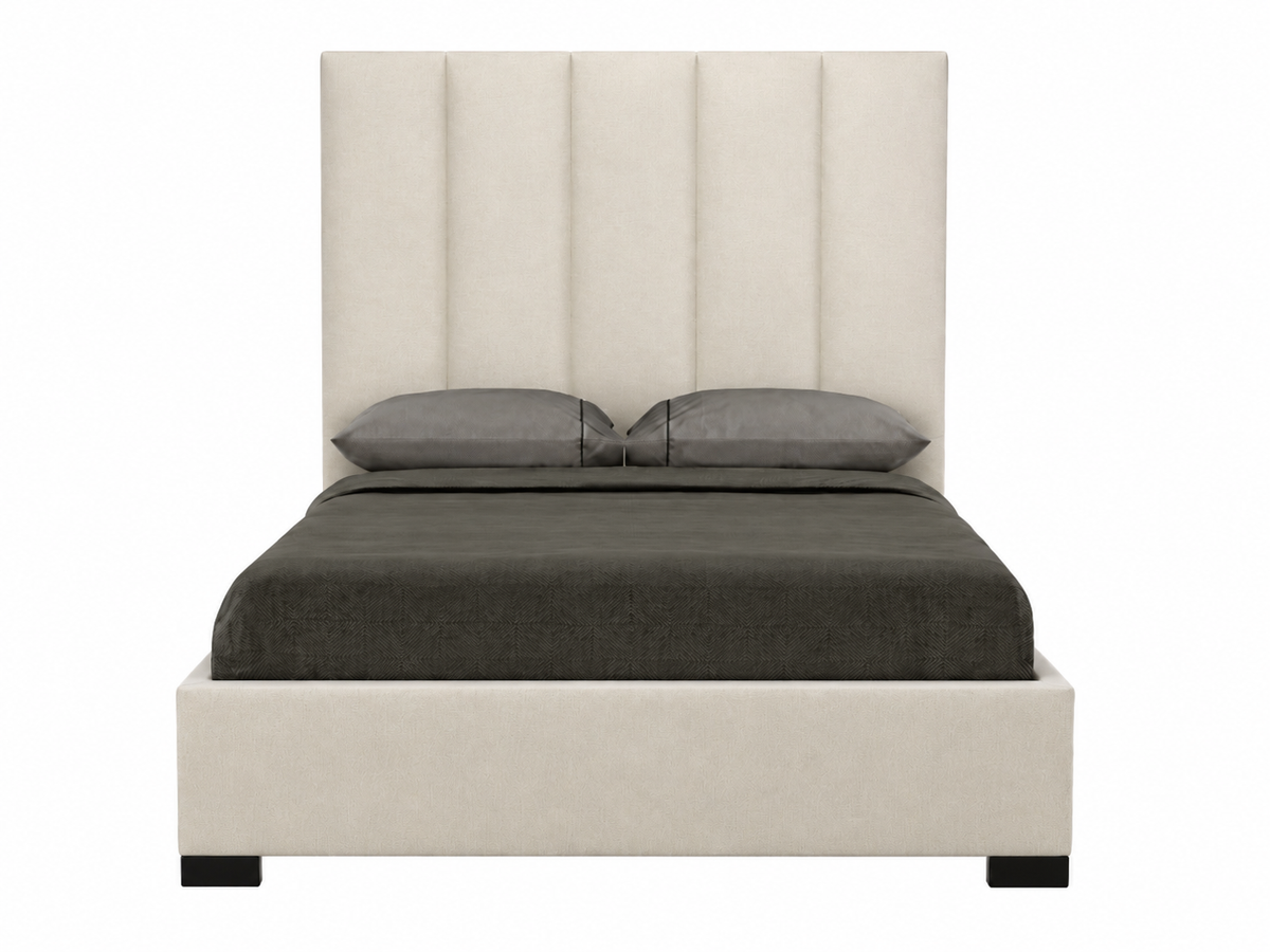 Madeira Platform Bed - Beige