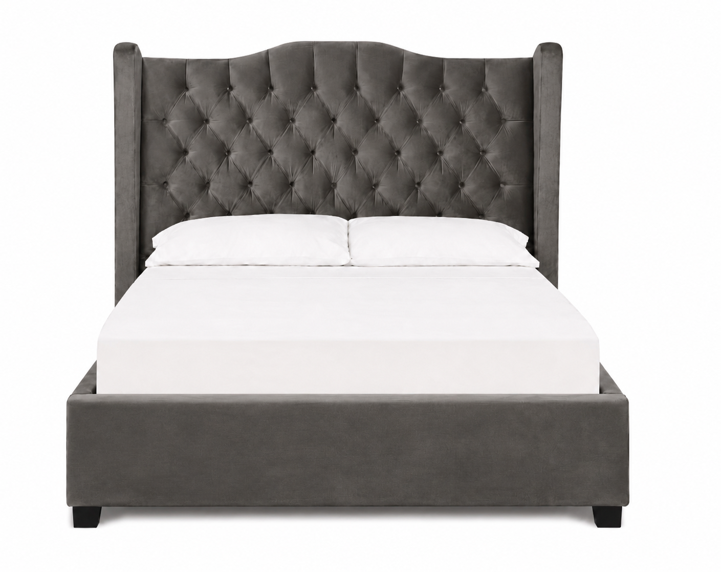 Tucana Platform Bed - Dark Grey