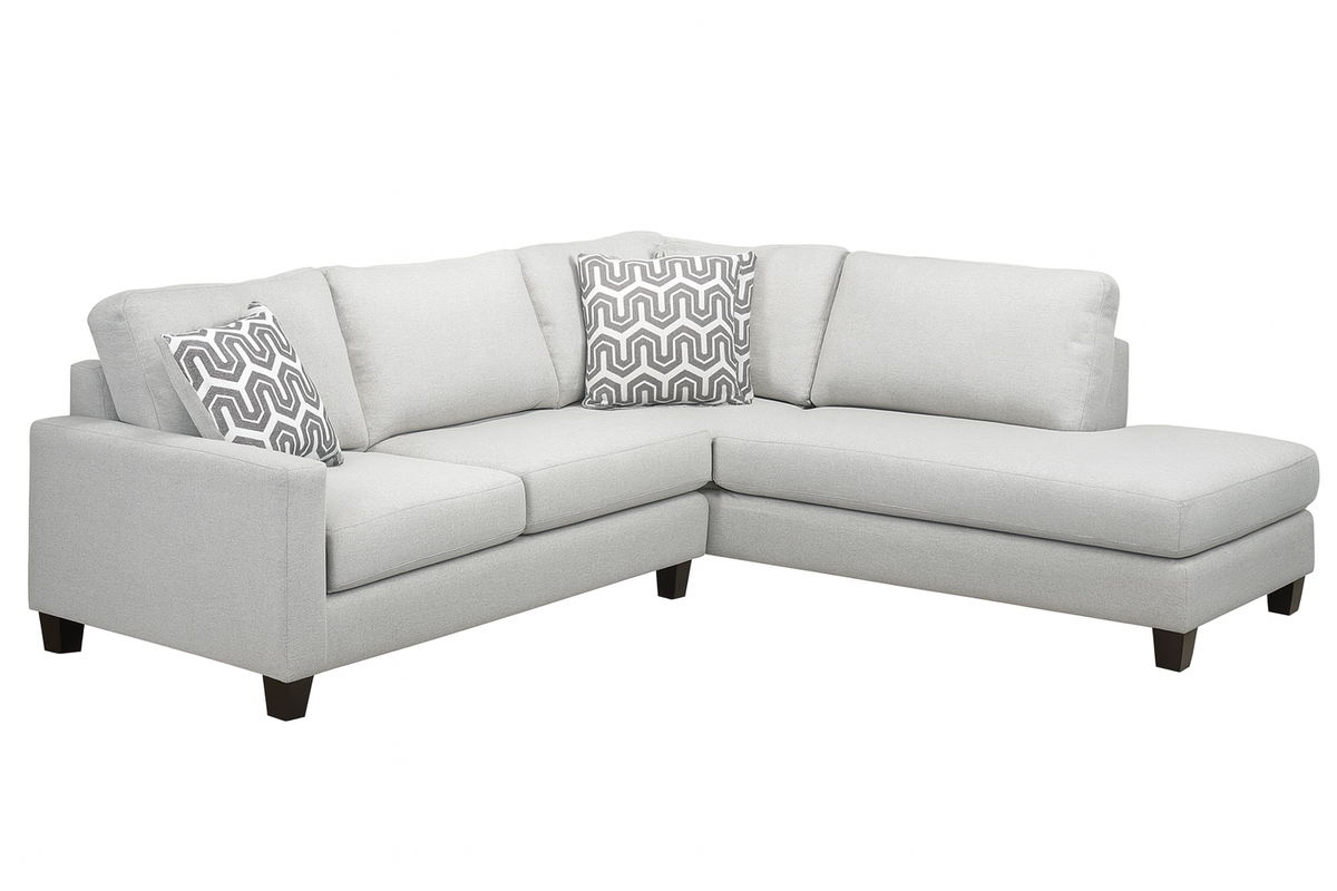 Johnson Sectional - Light Grey