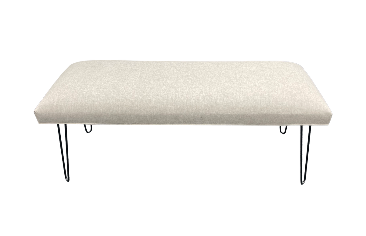 Caledon Bench - Light Beige Linen