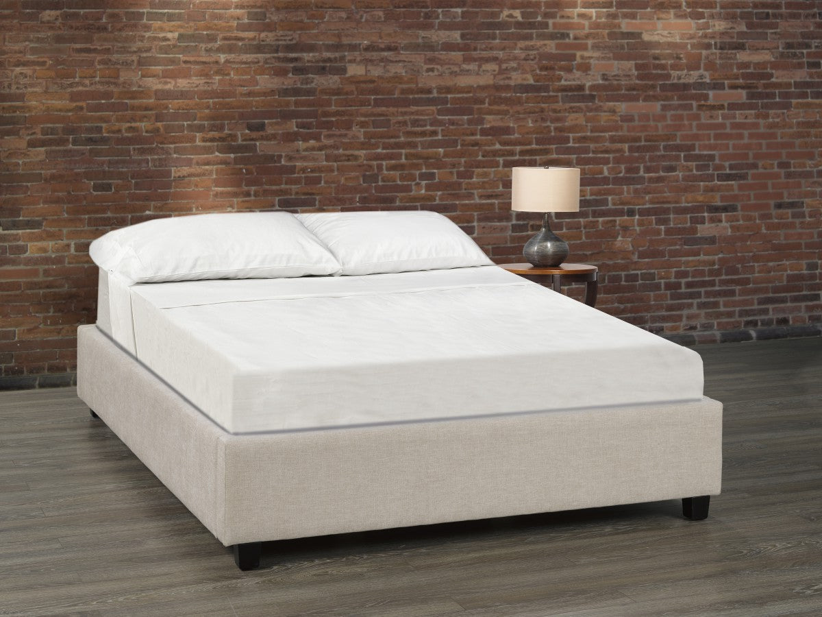 Aspen Platform Bed - Beige - canadianfurniture.live