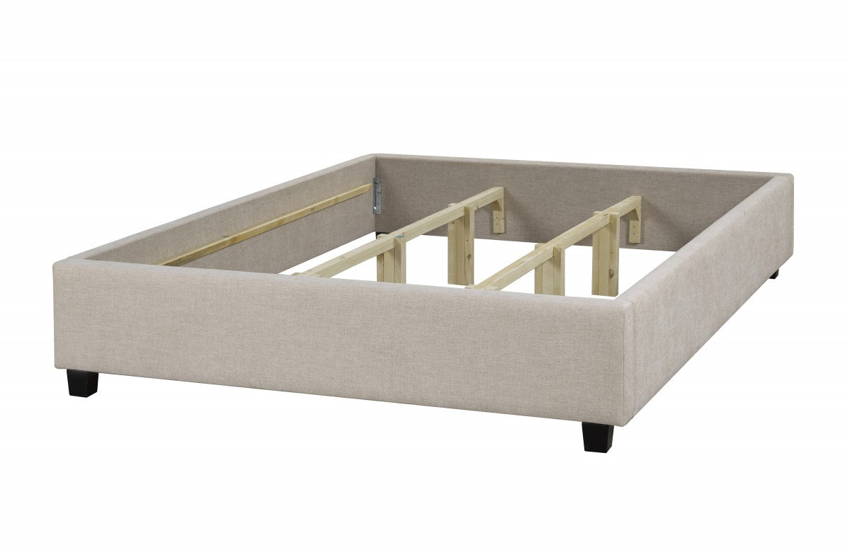 Aspen Platform Bed - Beige - canadianfurniture.live