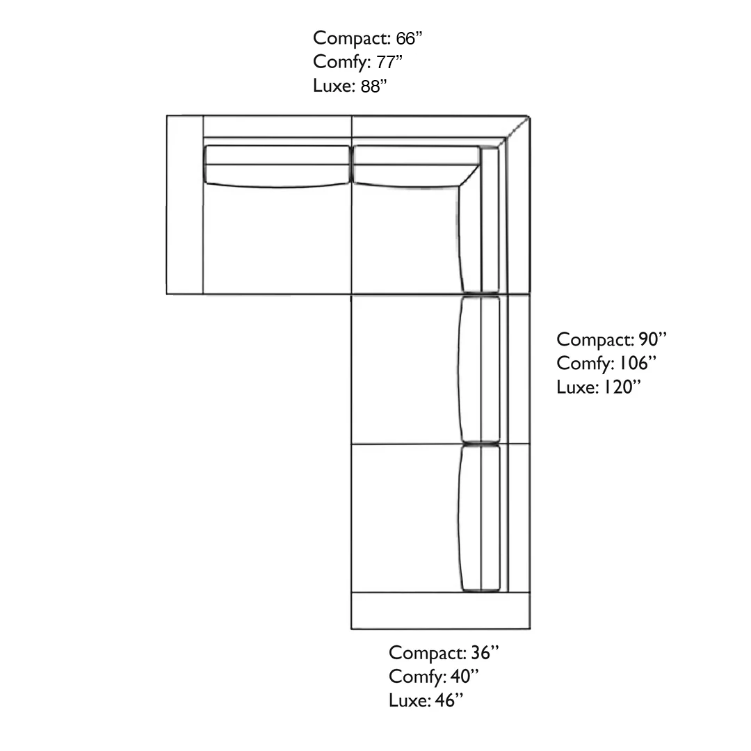 Stanton 2 x 1 Sectional (Custom)