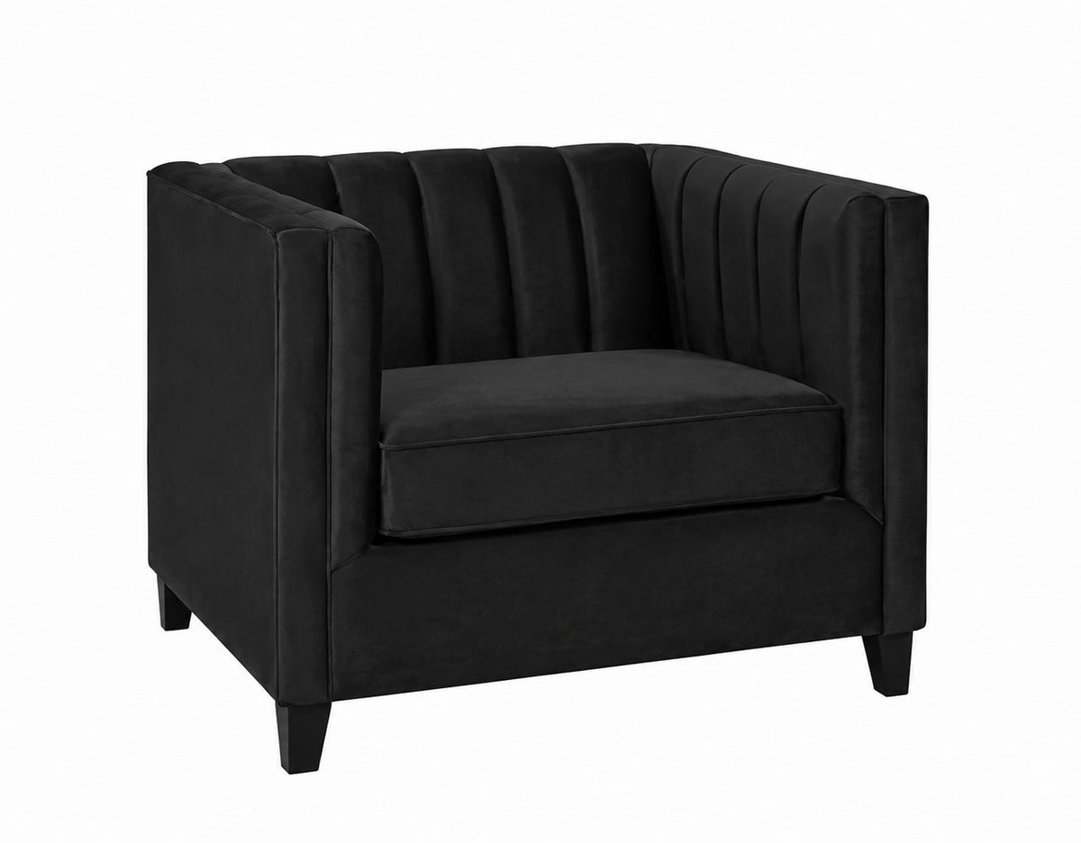 Pickering Sofa - Black Velvet