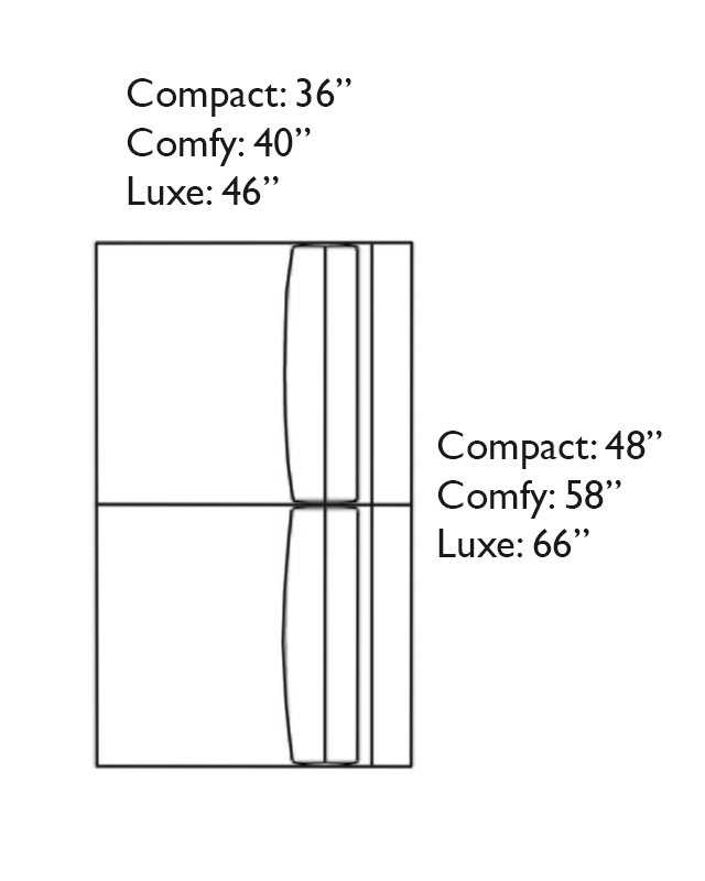 Stanton Armless Loveseat (Custom)