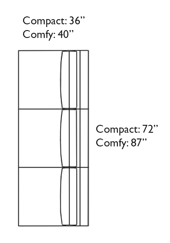 Stanton Armless Sofa (Custom)
