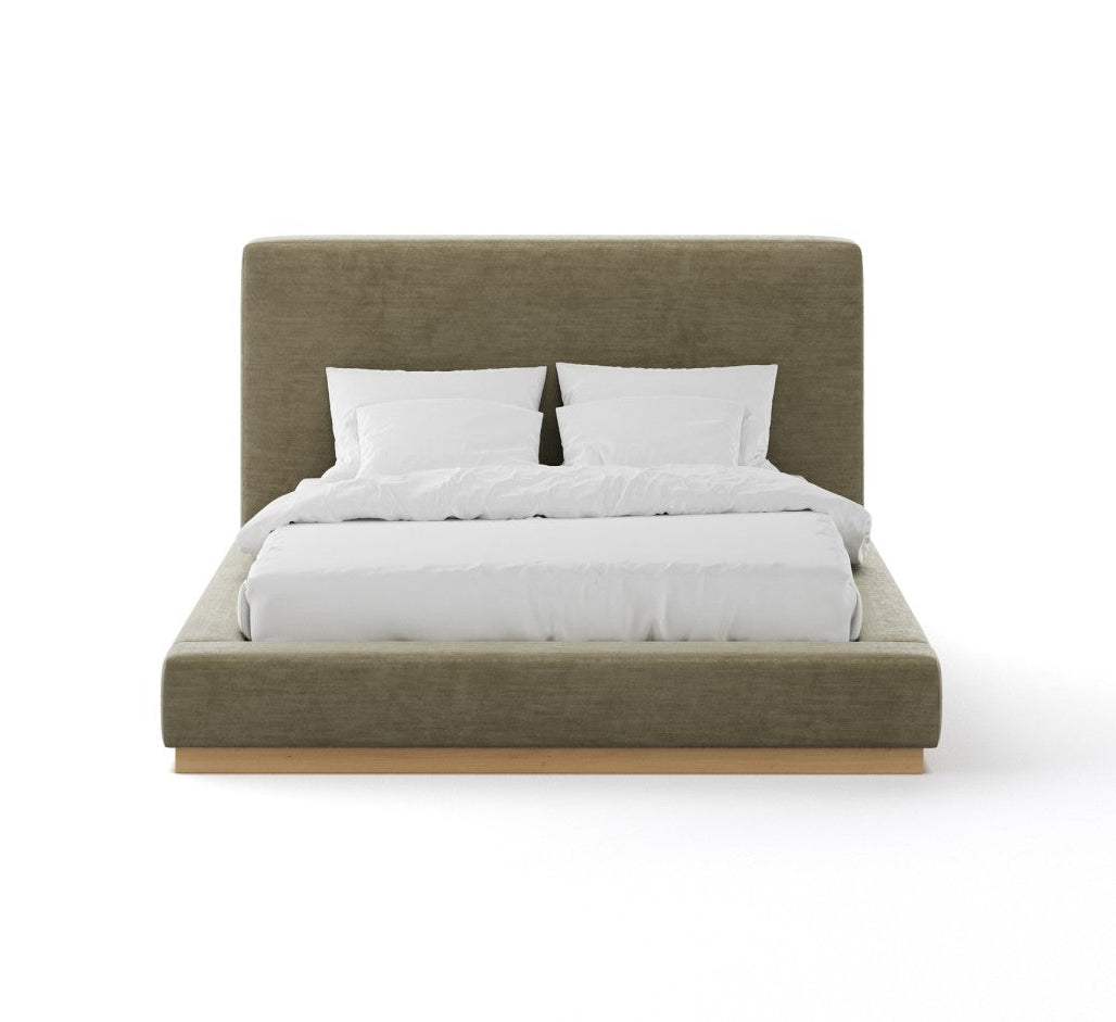 Caplan Platform Bed - Olive