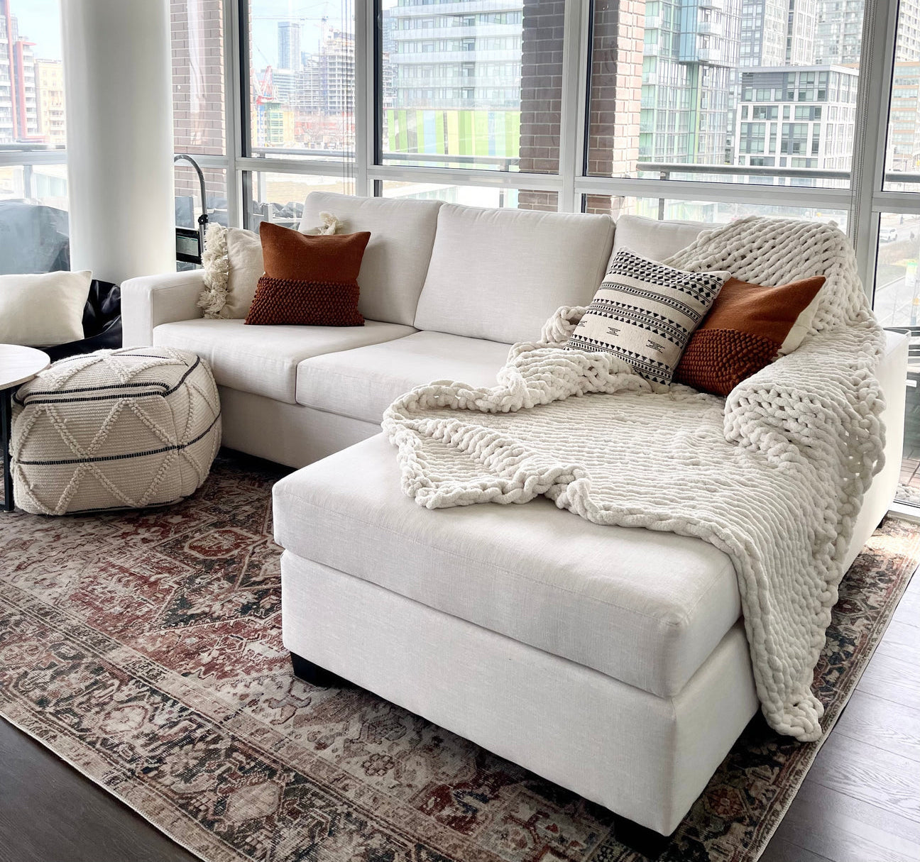 Stanton Arm Chaise Sectional (Custom)