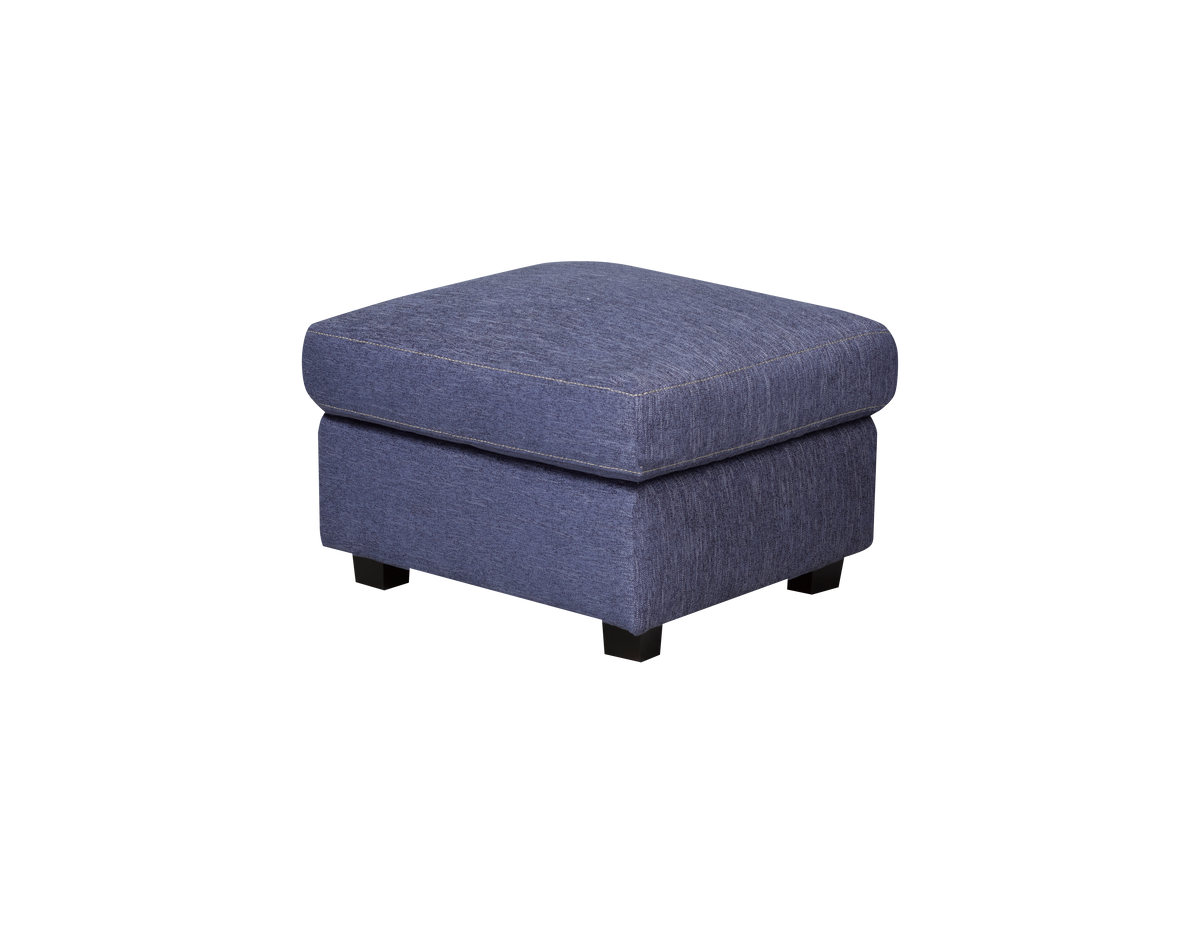 Renfrew Ottoman - Blue